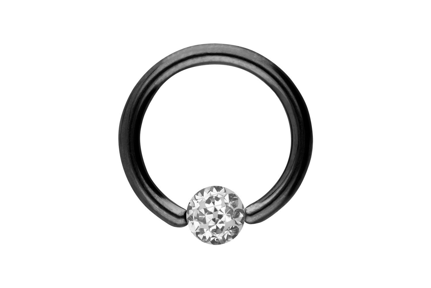 Chirurgenstahl Klemmkugelring Piercing EPOXY-KUGEL